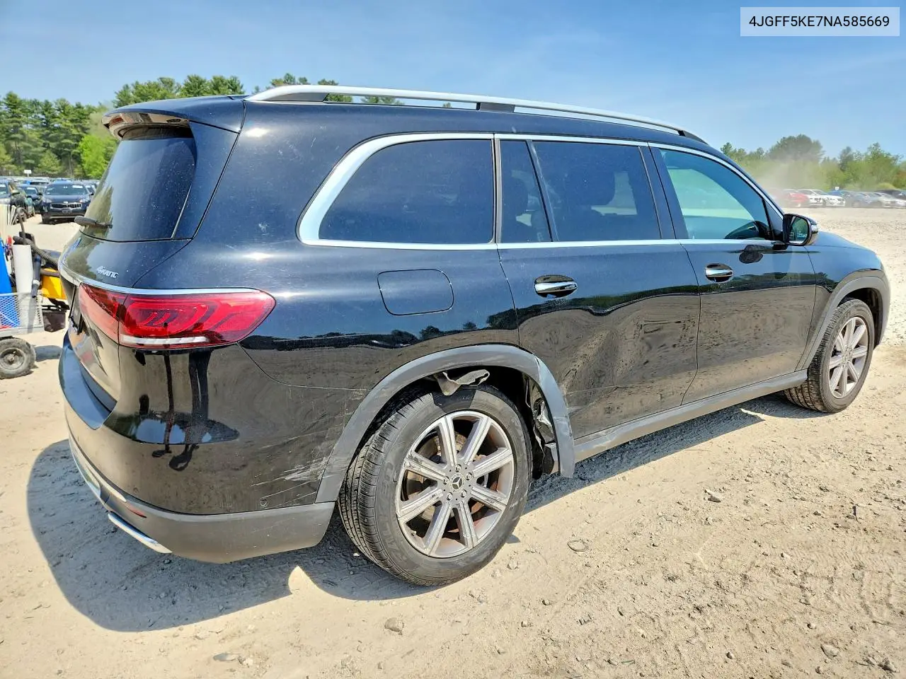 2022 Mercedes-Benz Gls 450 4Matic VIN: 4JGFF5KE7NA585669 Lot: 53319096