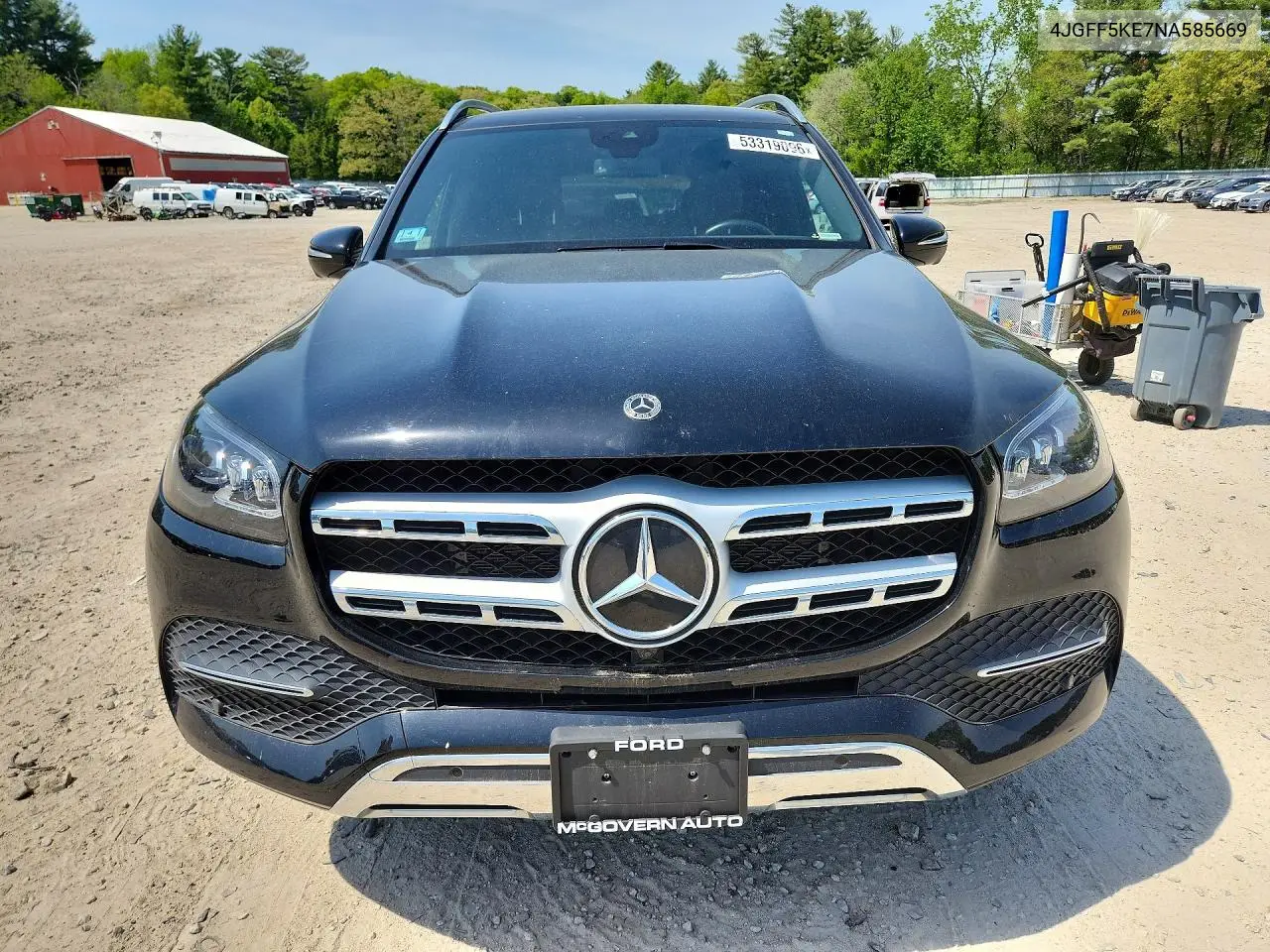 2022 Mercedes-Benz Gls 450 4Matic VIN: 4JGFF5KE7NA585669 Lot: 53319096