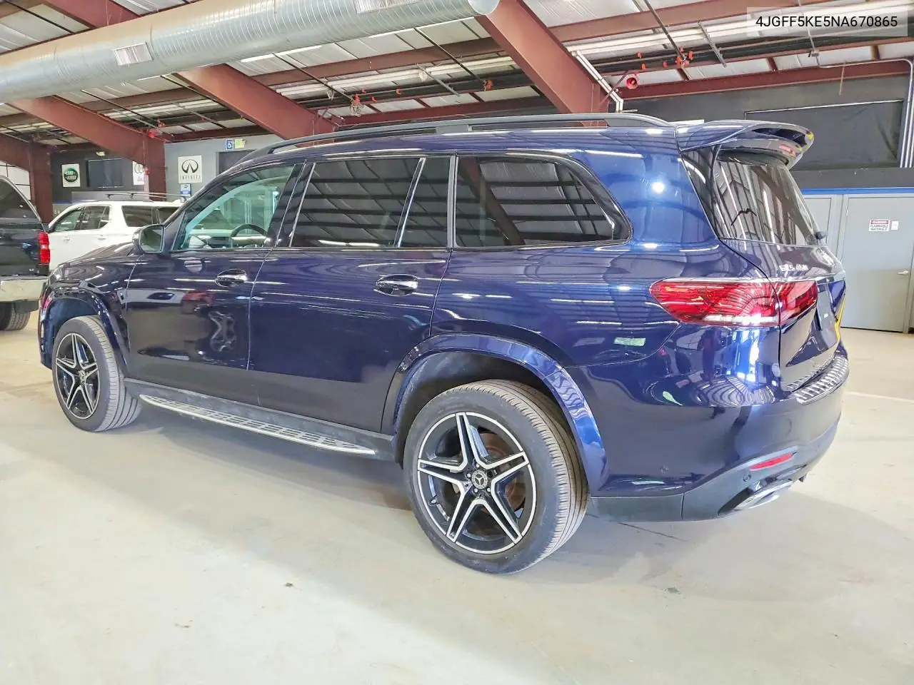 2022 Mercedes-Benz Gls 450 4Matic VIN: 4JGFF5KE5NA670865 Lot: 56228996