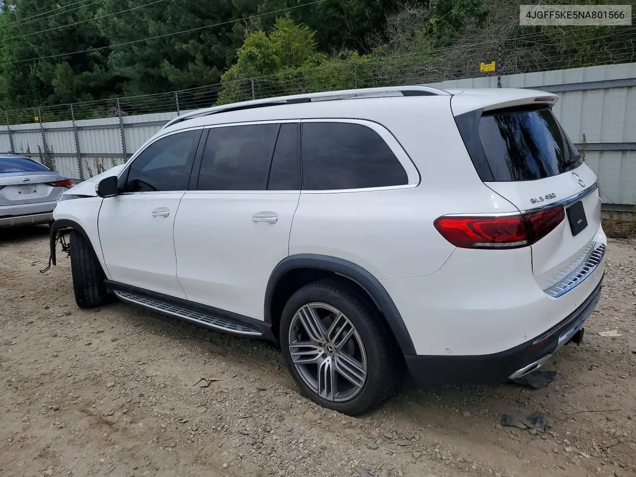 2022 Mercedes-Benz Gls 450 4Matic VIN: 4JGFF5KE5NA801566 Lot: 56974186