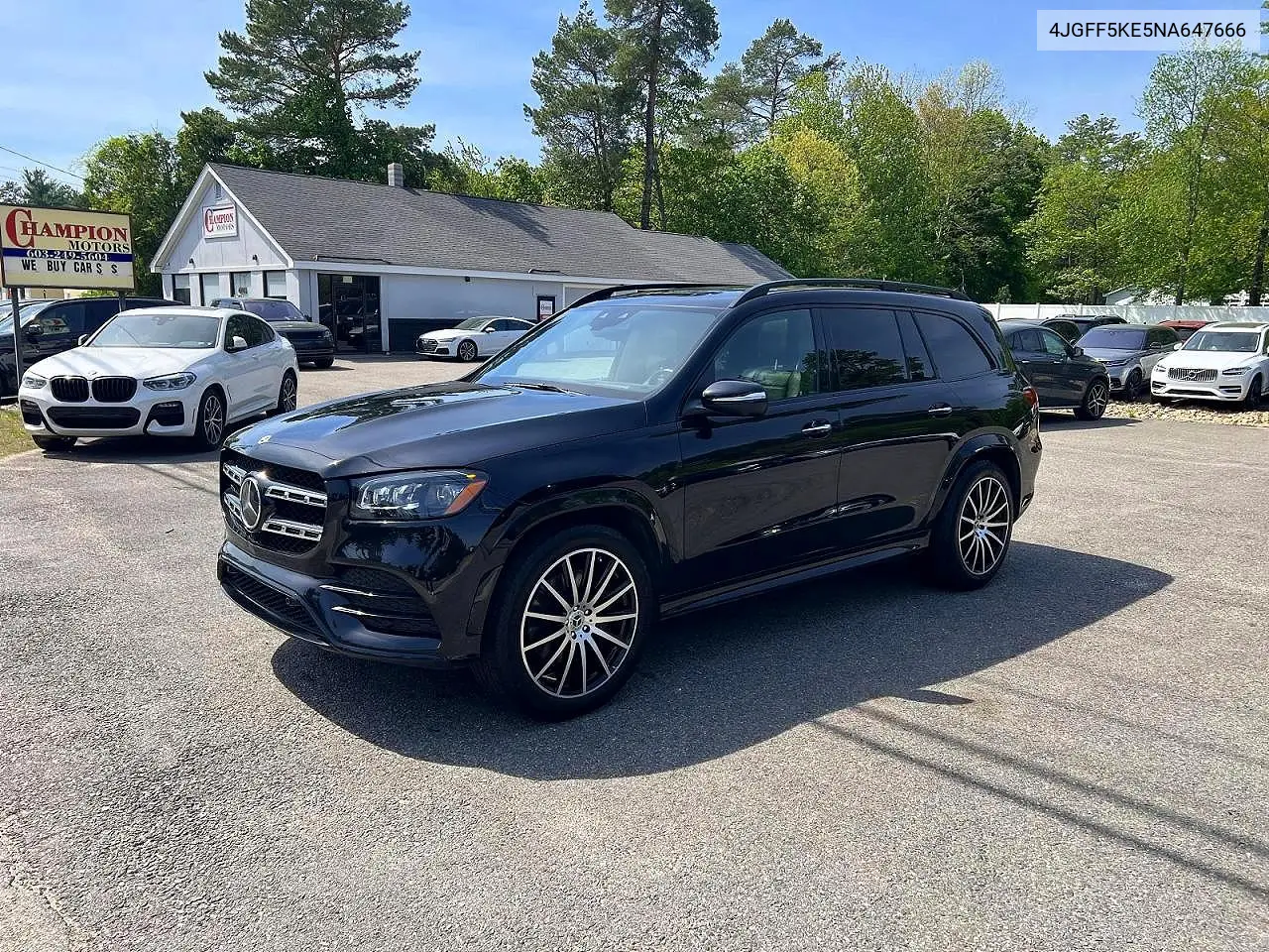 2022 Mercedes-Benz Gls 450 4Matic VIN: 4JGFF5KE5NA647666 Lot: 57190666