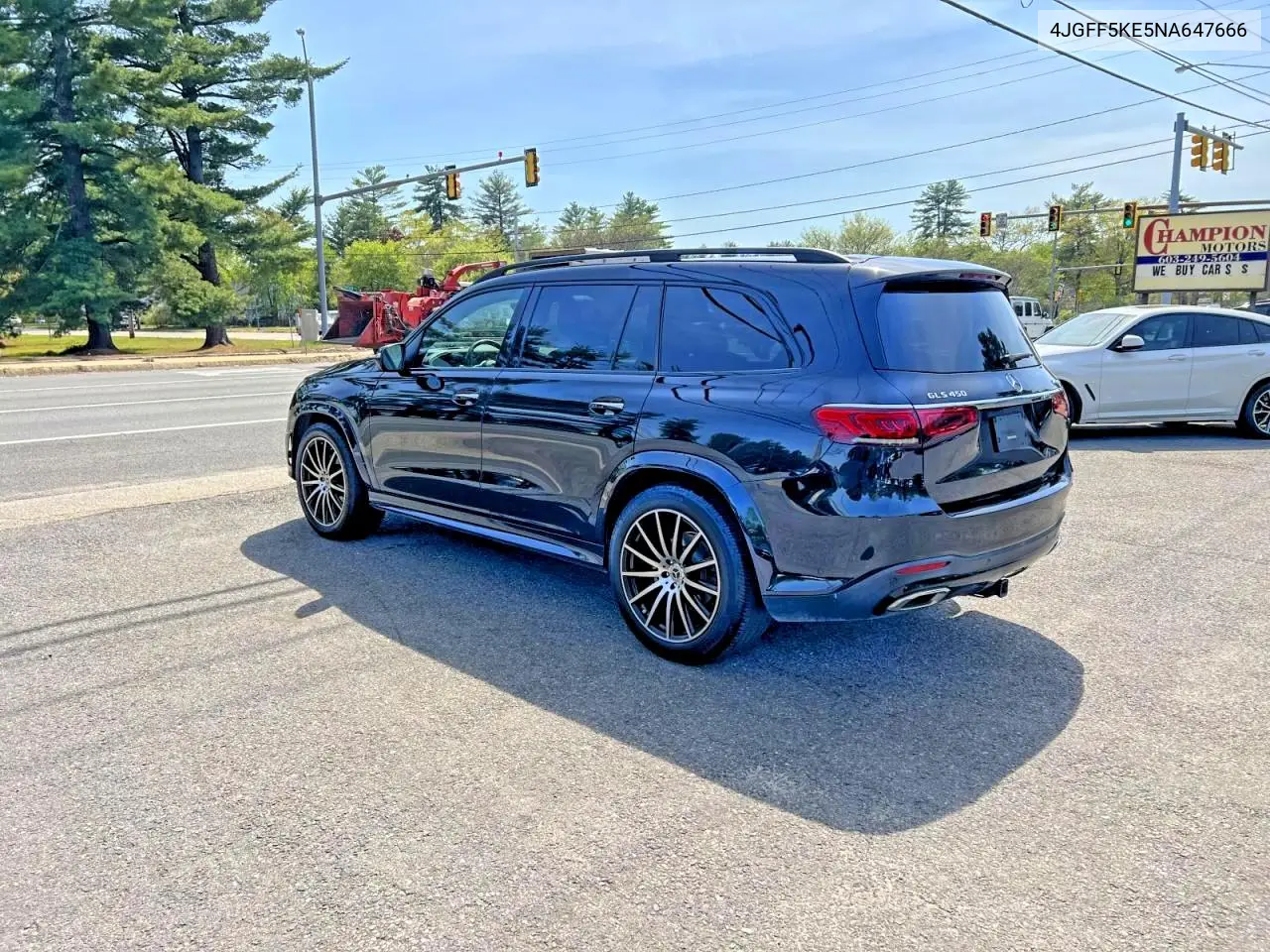 2022 Mercedes-Benz Gls 450 4Matic VIN: 4JGFF5KE5NA647666 Lot: 57190666