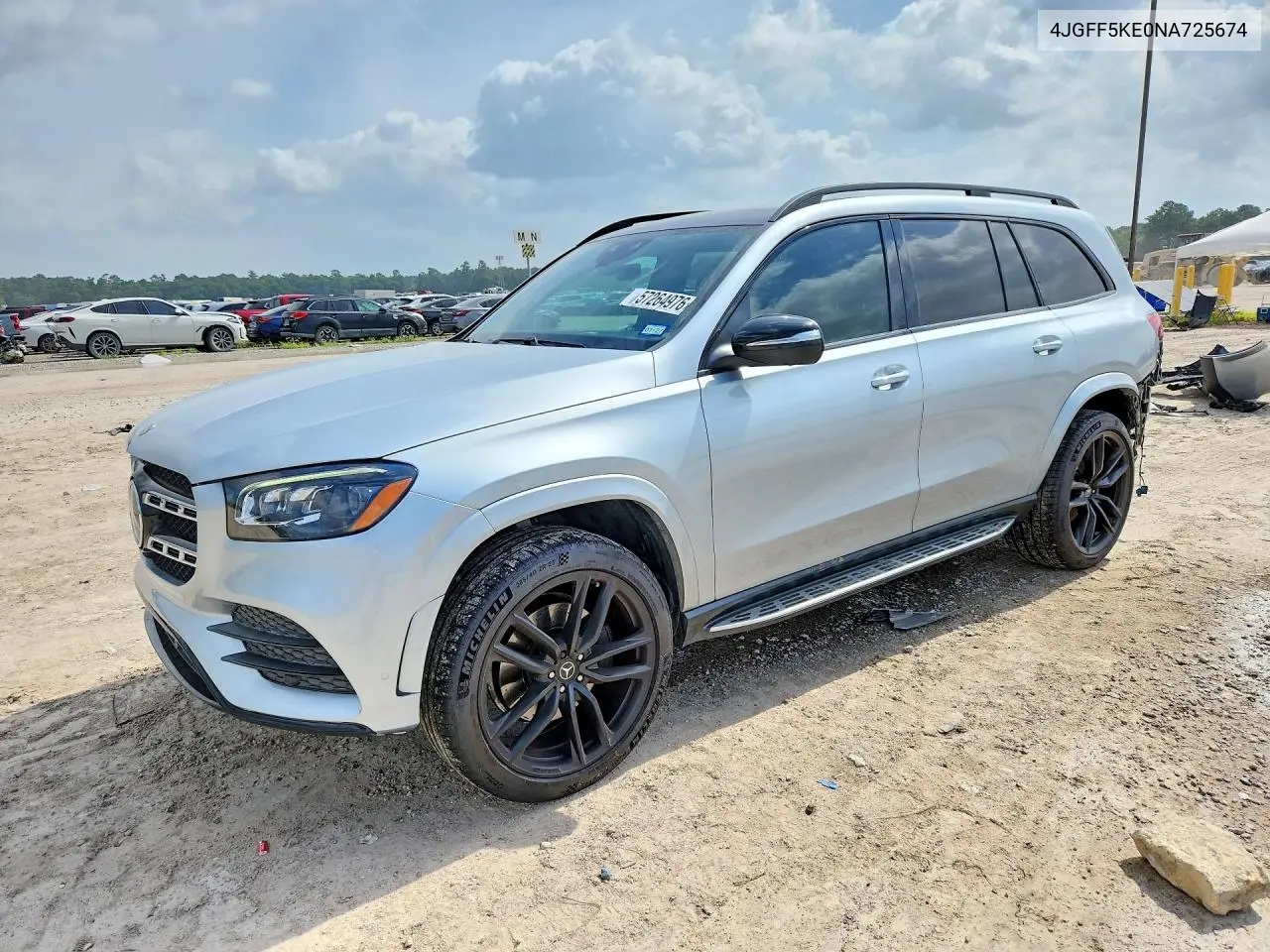 2022 Mercedes-Benz Gls 450 4Matic VIN: 4JGFF5KE0NA725674 Lot: 57264976