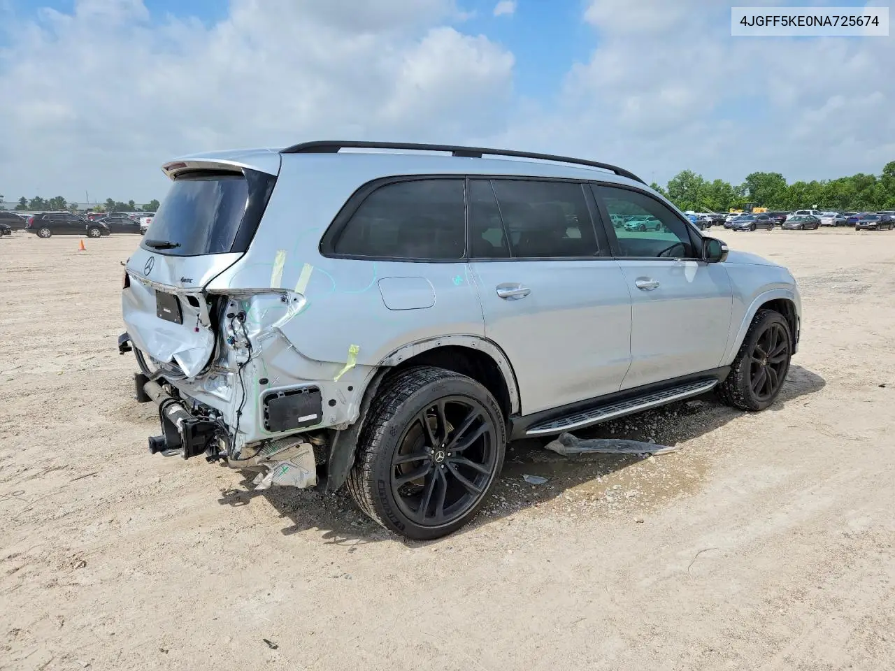 2022 Mercedes-Benz Gls 450 4Matic VIN: 4JGFF5KE0NA725674 Lot: 57264976