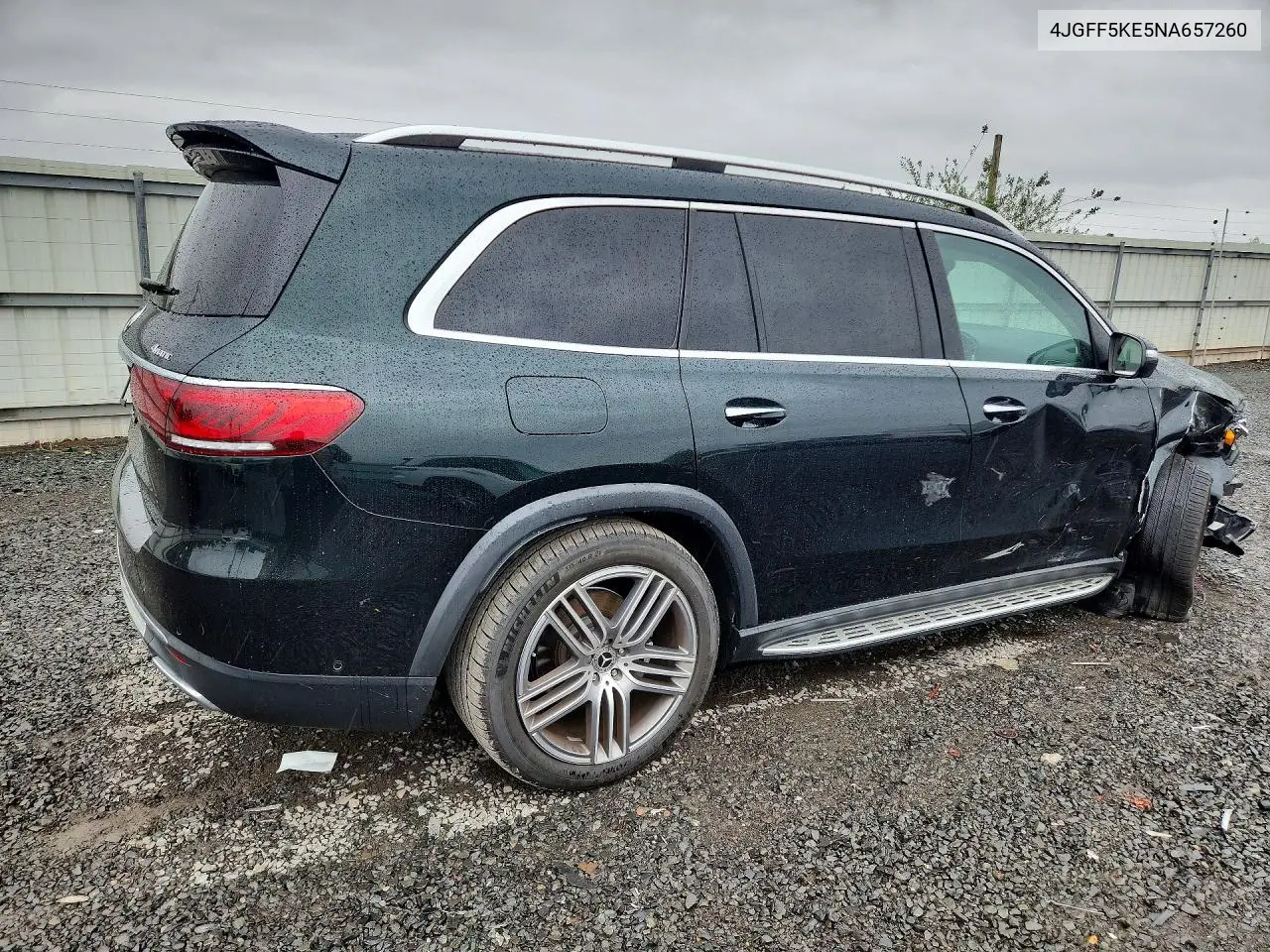 2022 Mercedes-Benz Gls 450 4Matic VIN: 4JGFF5KE5NA657260 Lot: 58559916