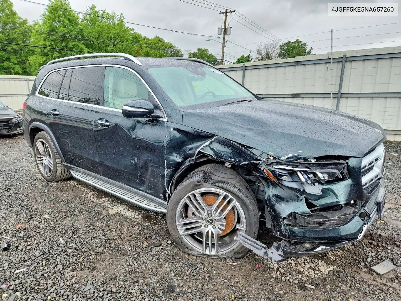 2022 Mercedes-Benz Gls 450 4Matic VIN: 4JGFF5KE5NA657260 Lot: 58559916