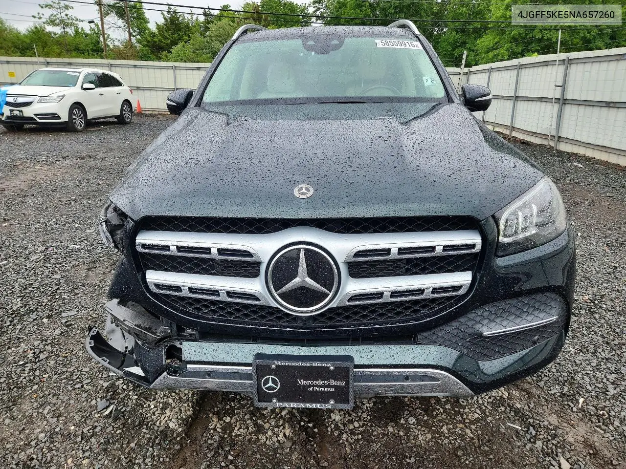 2022 Mercedes-Benz Gls 450 4Matic VIN: 4JGFF5KE5NA657260 Lot: 58559916
