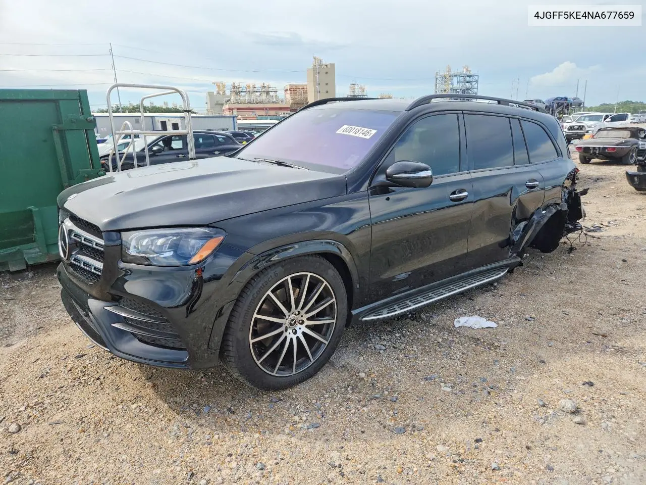 2022 Mercedes-Benz Gls 450 4Matic VIN: 4JGFF5KE4NA677659 Lot: 60018146