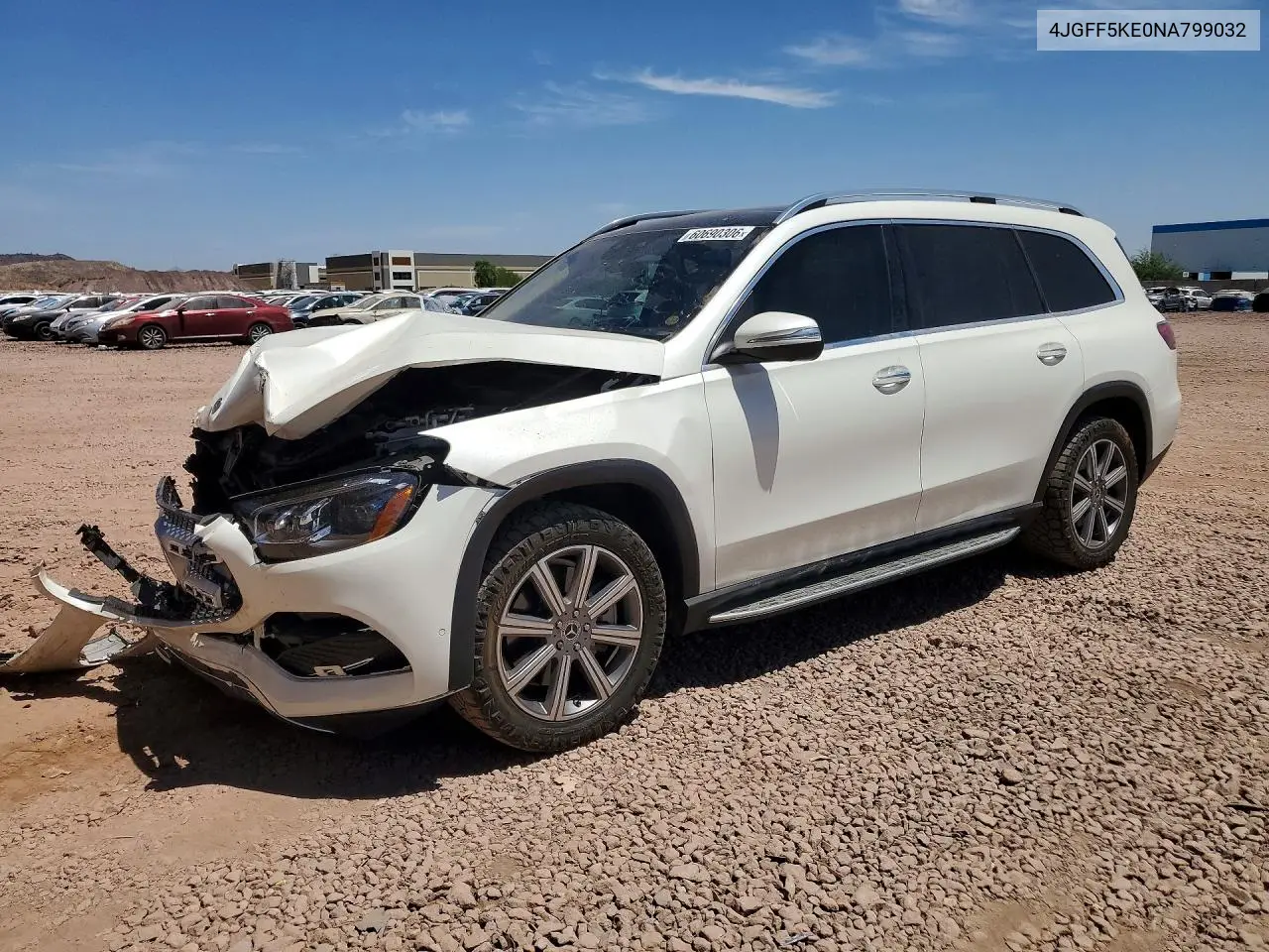 2022 Mercedes-Benz Gls 450 4Matic VIN: 4JGFF5KE0NA799032 Lot: 60690306