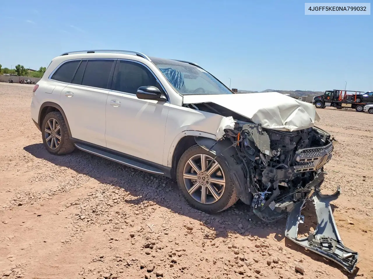 2022 Mercedes-Benz Gls 450 4Matic VIN: 4JGFF5KE0NA799032 Lot: 60690306