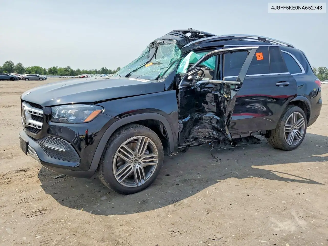 2022 Mercedes-Benz Gls 450 4Matic VIN: 4JGFF5KE0NA652743 Lot: 61109616