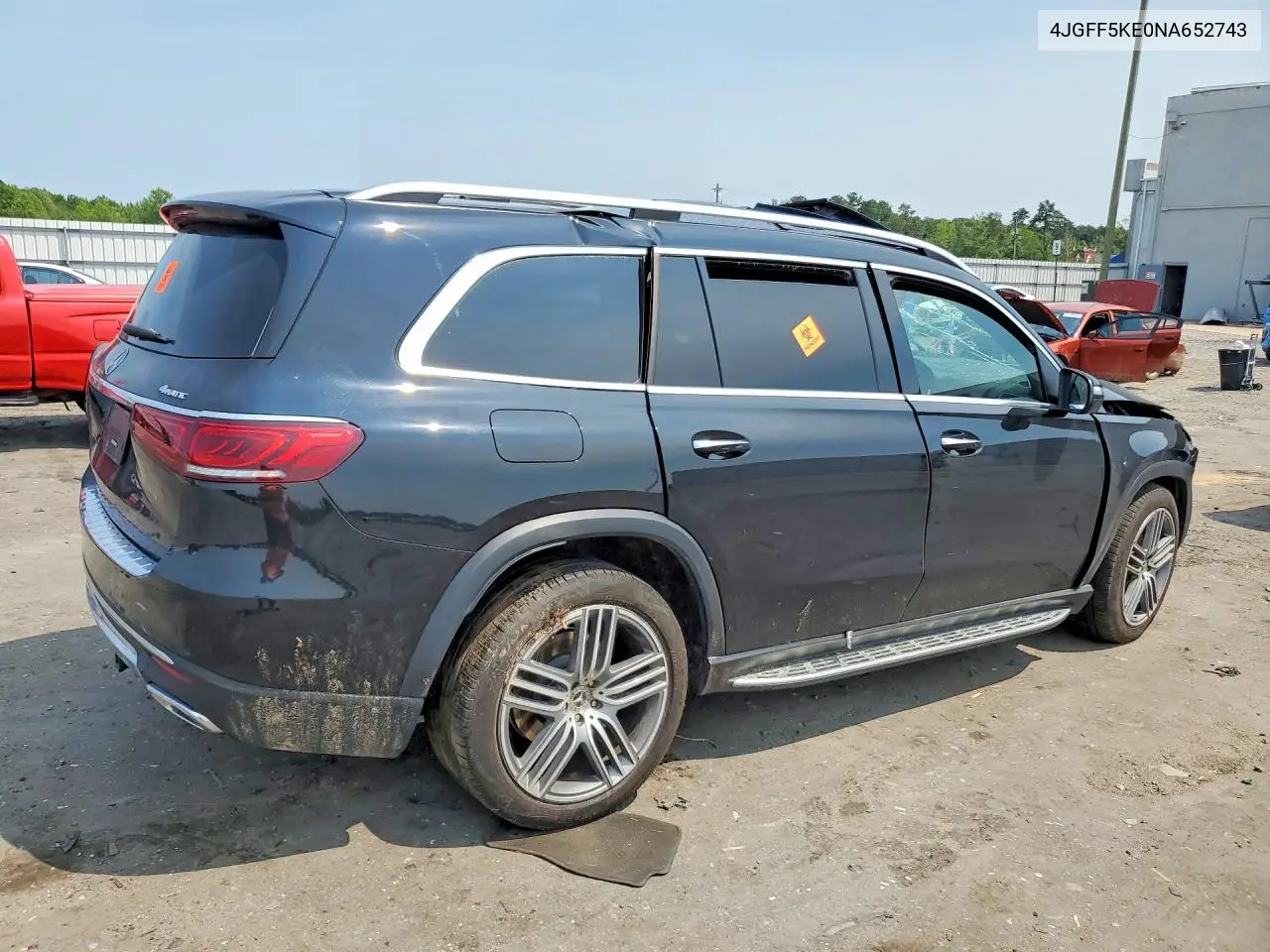 2022 Mercedes-Benz Gls 450 4Matic VIN: 4JGFF5KE0NA652743 Lot: 61109616