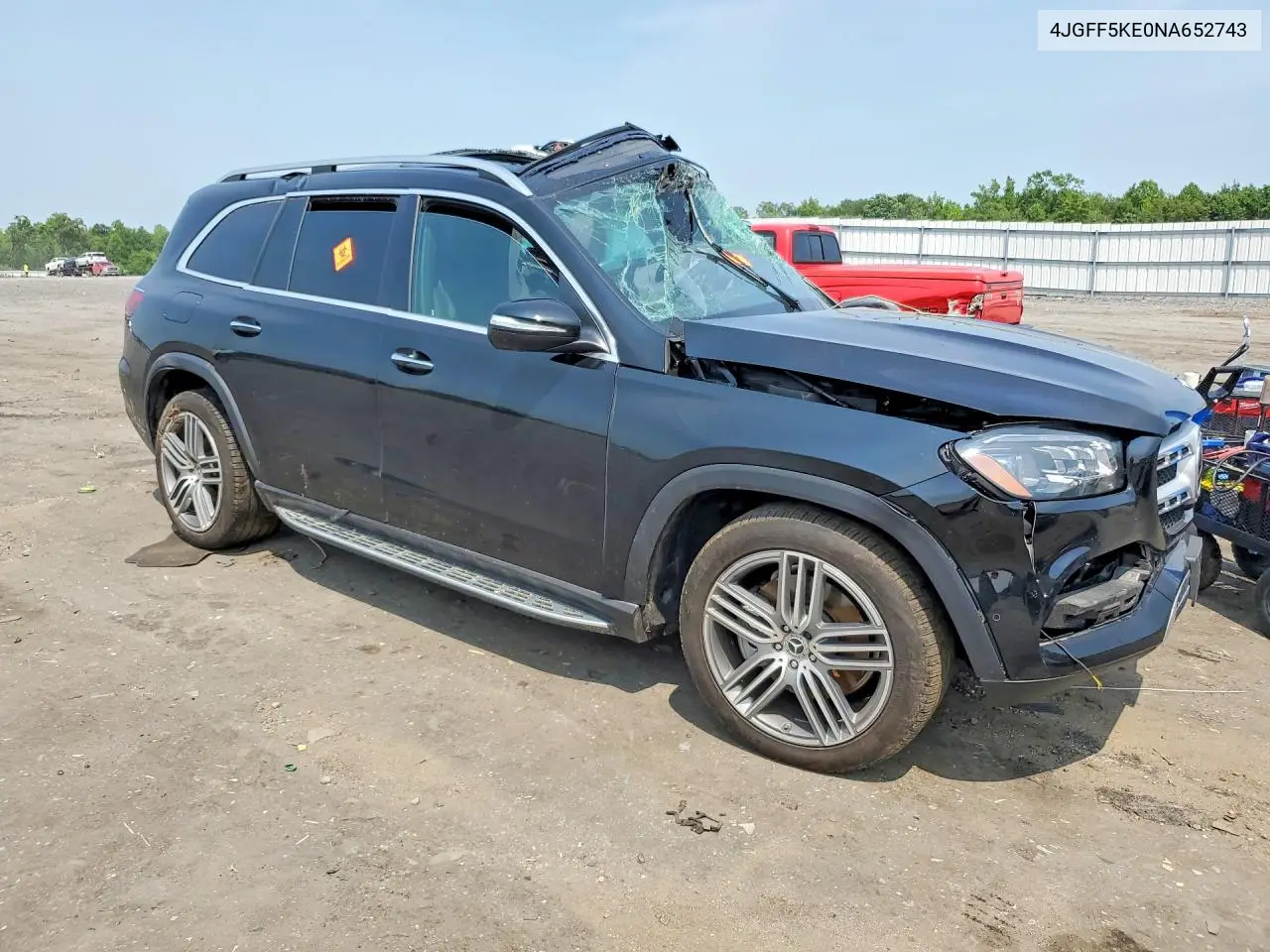 2022 Mercedes-Benz Gls 450 4Matic VIN: 4JGFF5KE0NA652743 Lot: 61109616