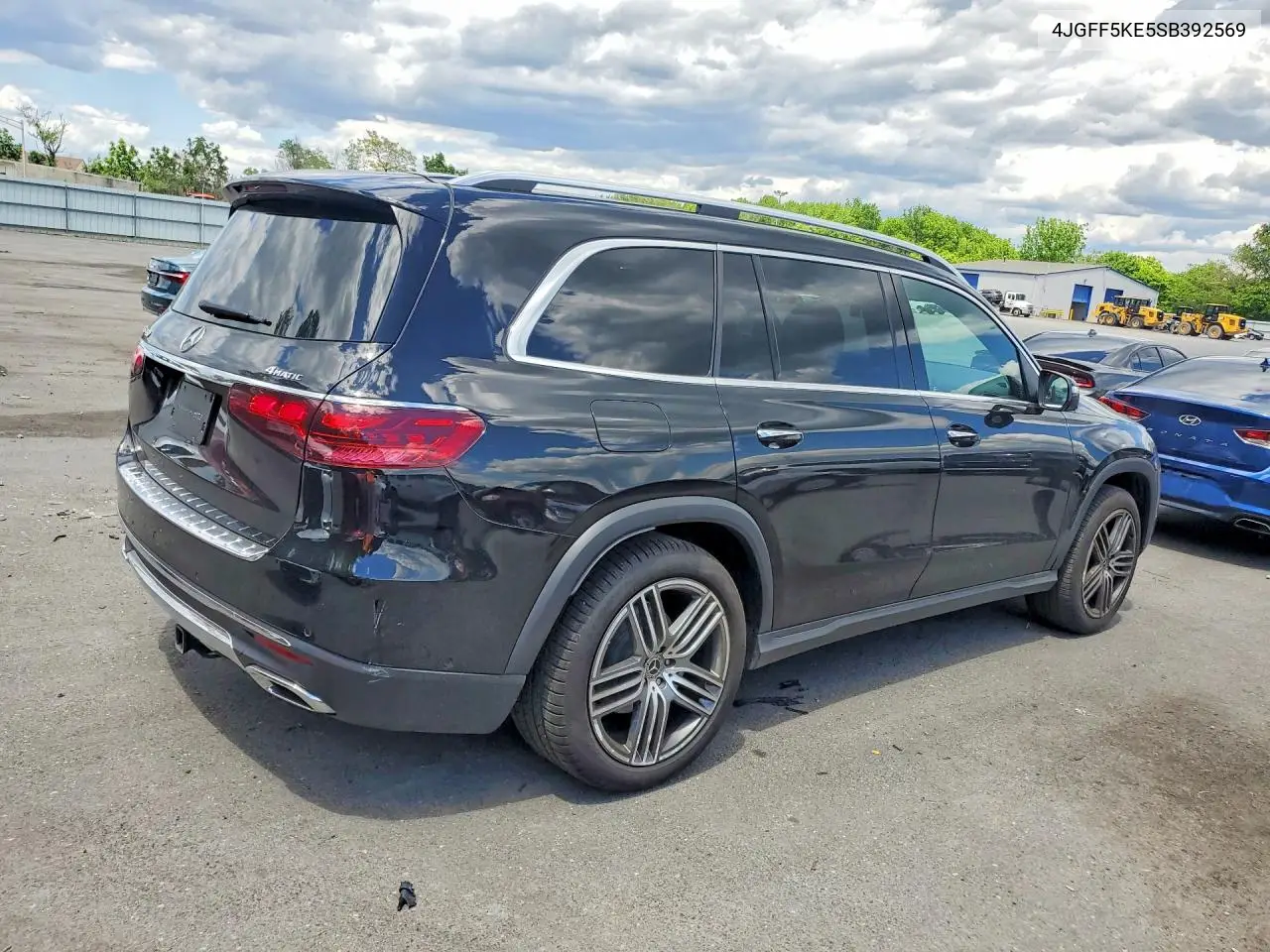 2025 Mercedes-Benz Gls 450 4Matic VIN: 4JGFF5KE5SB392569 Lot: 55222846
