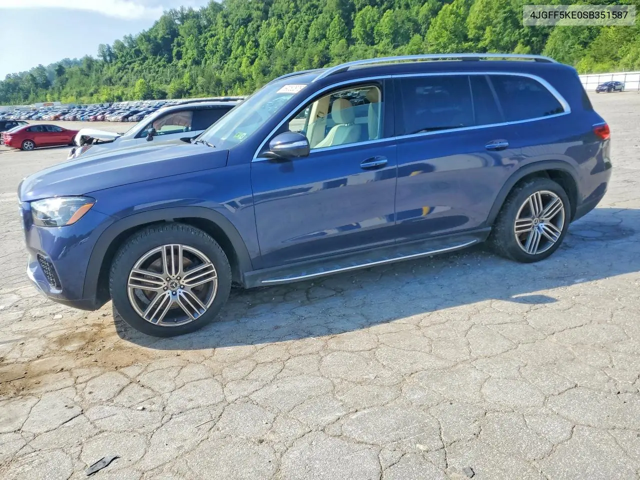 2025 Mercedes-Benz Gls VIN: 4JGFF5KE0SB351587 Lot: 59052876