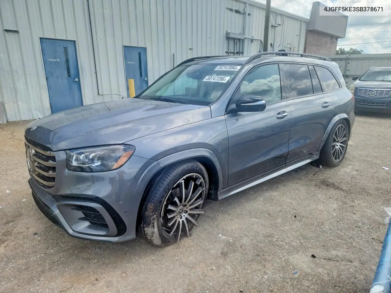 2025 Mercedes-Benz Gls 450 4Matic VIN: 4JGFF5KE3SB378671 Lot: 59747096