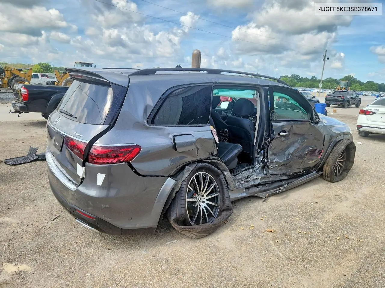 2025 Mercedes-Benz Gls 450 4Matic VIN: 4JGFF5KE3SB378671 Lot: 59747096