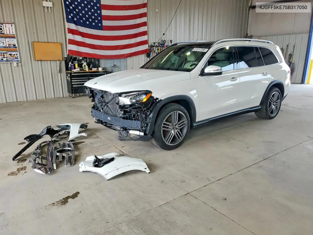 2025 Mercedes-Benz Gls 450 4Matic VIN: 4JGFF5KE7SB317050 Lot: 61617356