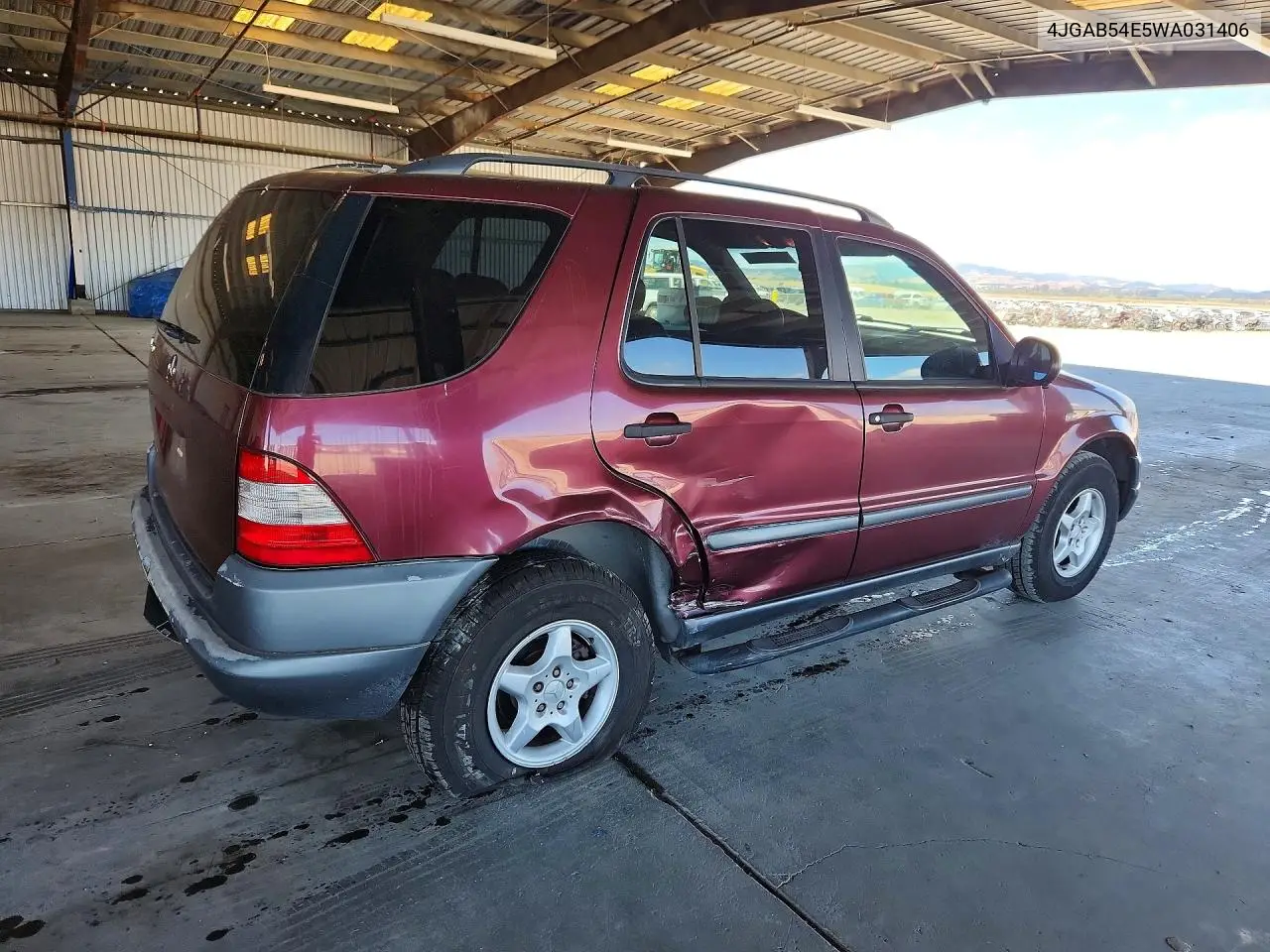 4JGAB54E5WA031406 1998 Mercedes-Benz Ml 320
