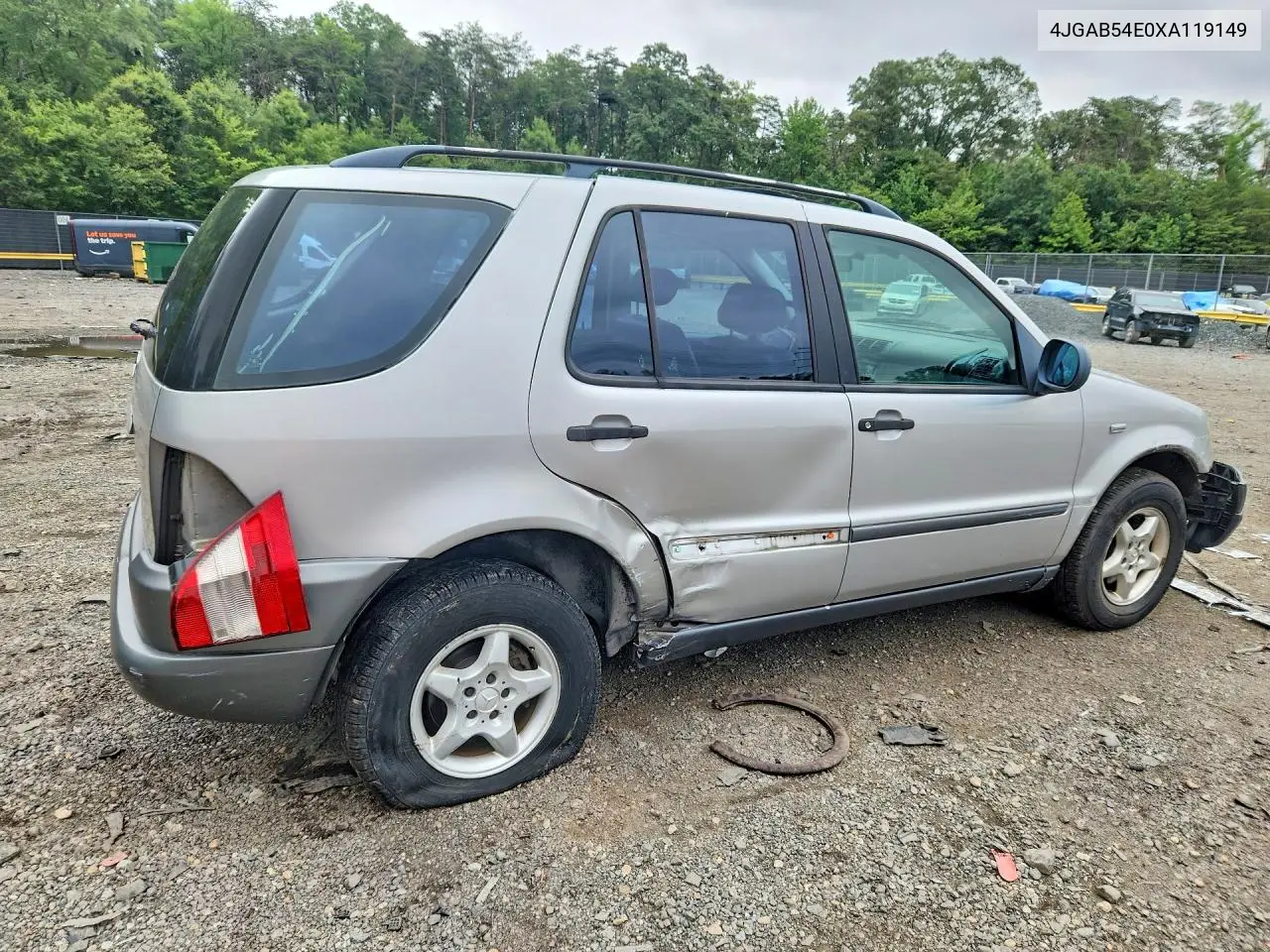 1999 Mercedes-Benz Ml 320 VIN: 4JGAB54E0XA119149 Lot: 60015786