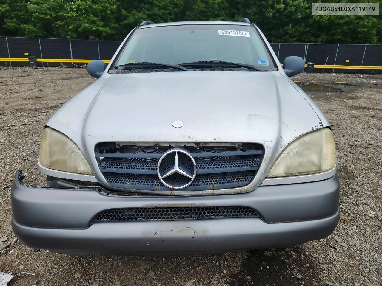 1999 Mercedes-Benz Ml 320 VIN: 4JGAB54E0XA119149 Lot: 60015786