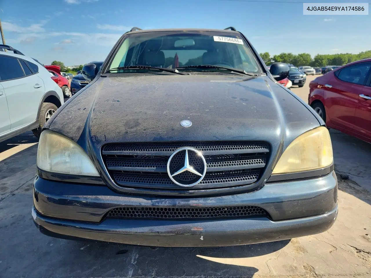 4JGAB54E9YA174586 2000 Mercedes-Benz Ml 320
