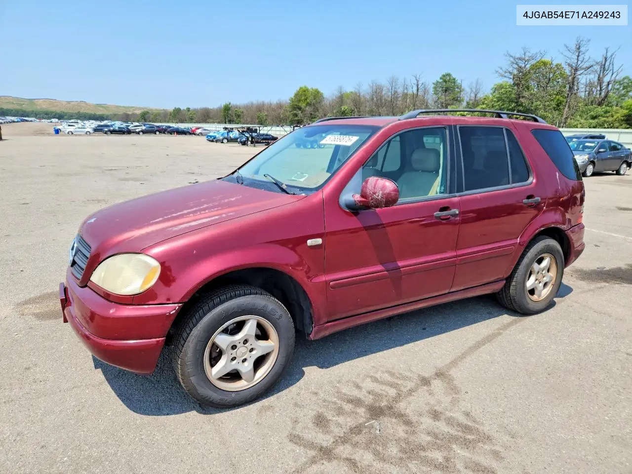 2001 Mercedes-Benz Ml 320 VIN: 4JGAB54E71A249243 Lot: 57689876