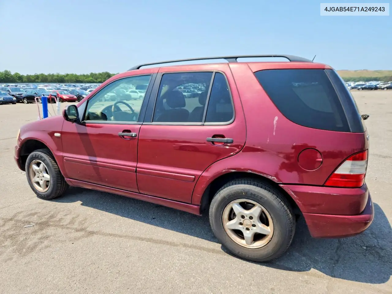 2001 Mercedes-Benz Ml 320 VIN: 4JGAB54E71A249243 Lot: 57689876