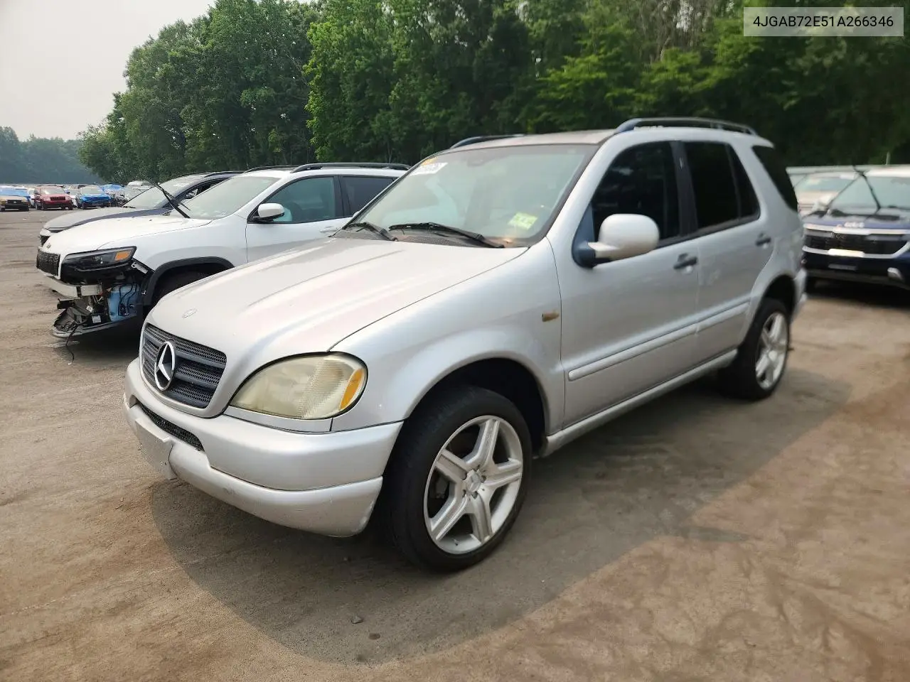 2001 Mercedes-Benz Ml 430 VIN: 4JGAB72E51A266346 Lot: 61173736