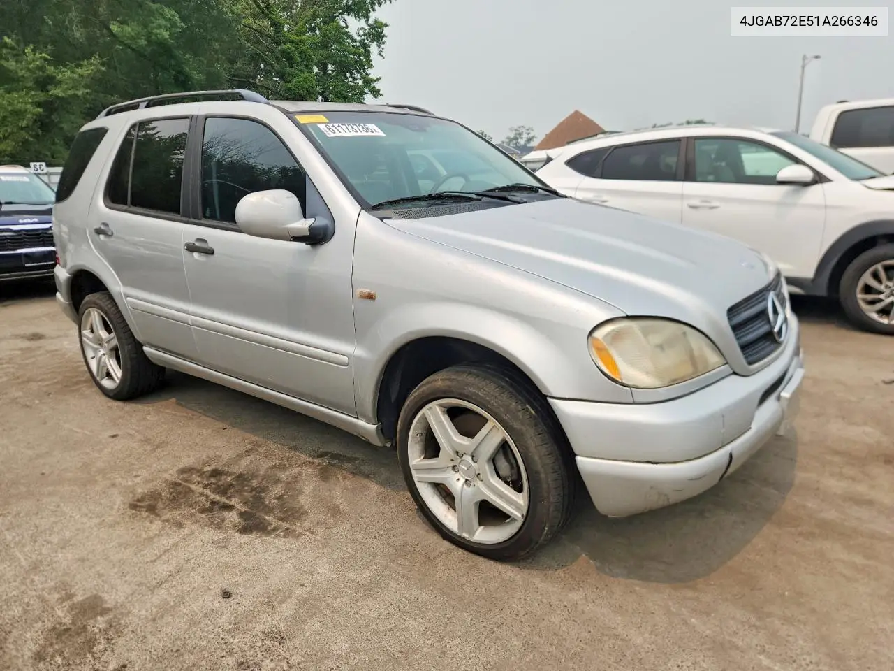 2001 Mercedes-Benz Ml 430 VIN: 4JGAB72E51A266346 Lot: 61173736