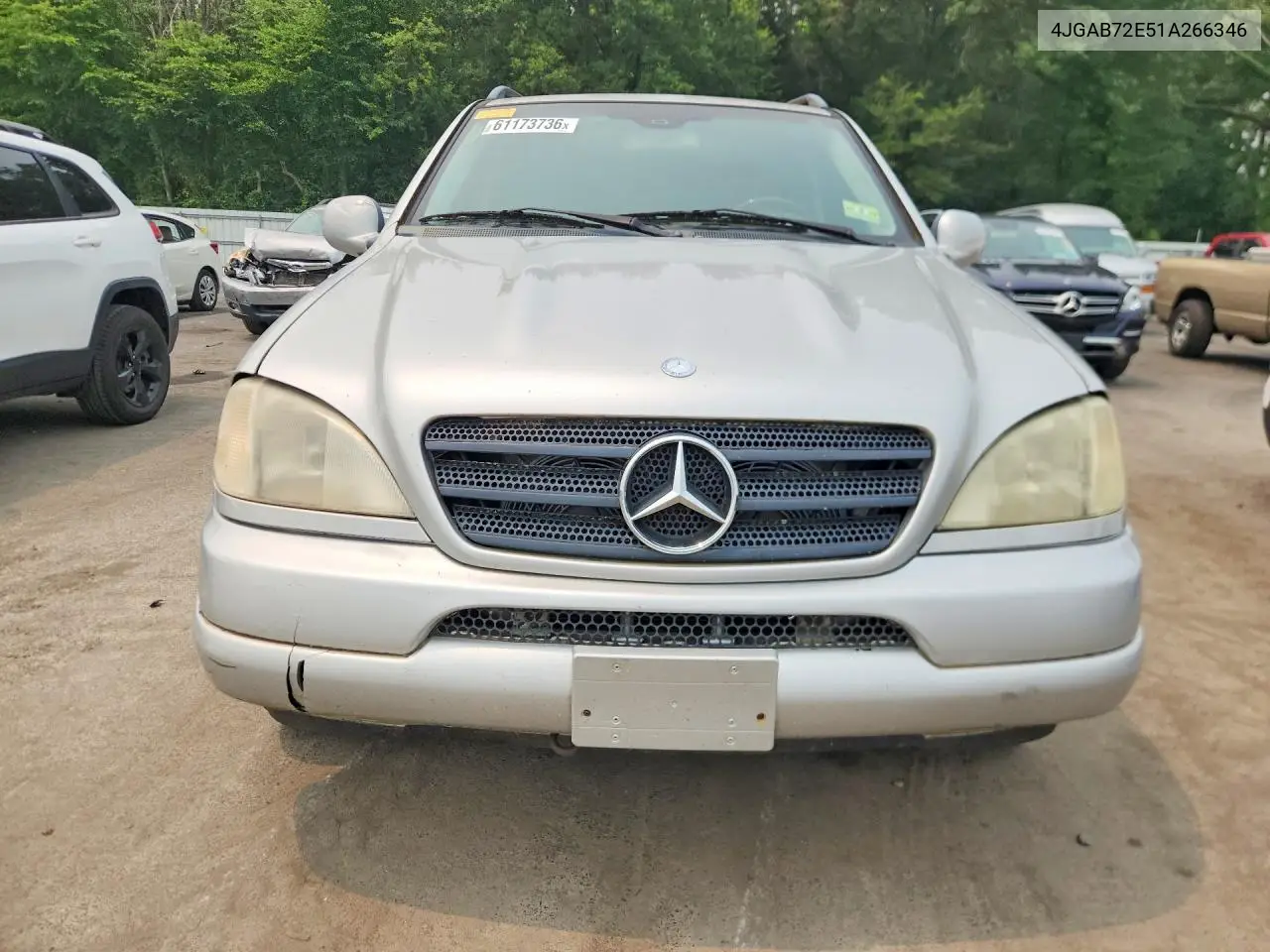 2001 Mercedes-Benz Ml 430 VIN: 4JGAB72E51A266346 Lot: 61173736