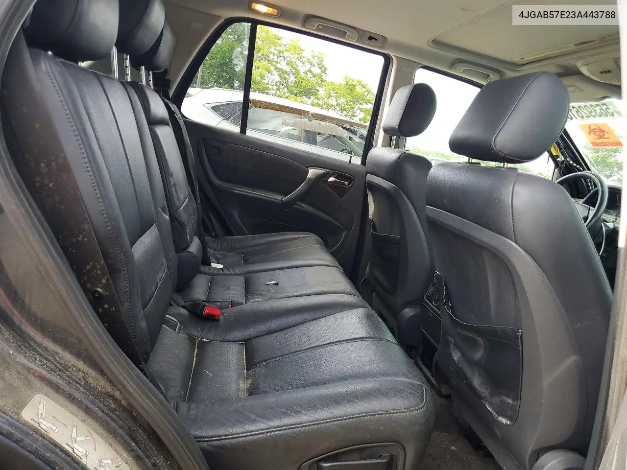 2003 Mercedes-Benz Ml 350 VIN: 4JGAB57E23A443788 Lot: 56392616