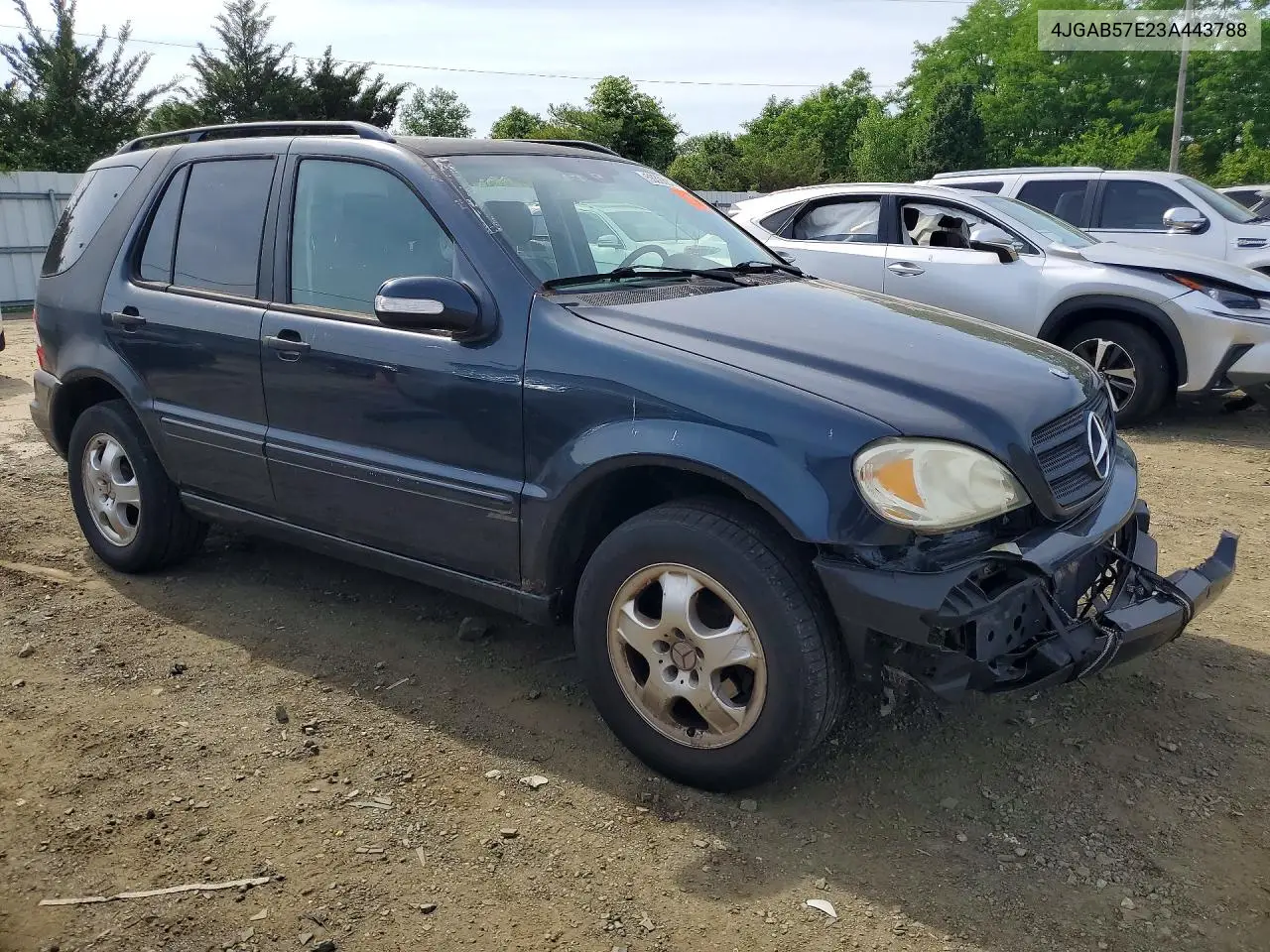 2003 Mercedes-Benz Ml 350 VIN: 4JGAB57E23A443788 Lot: 56392616