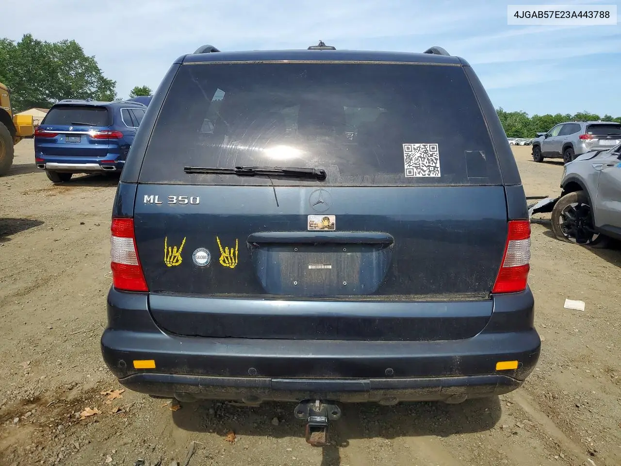 2003 Mercedes-Benz Ml 350 VIN: 4JGAB57E23A443788 Lot: 56392616