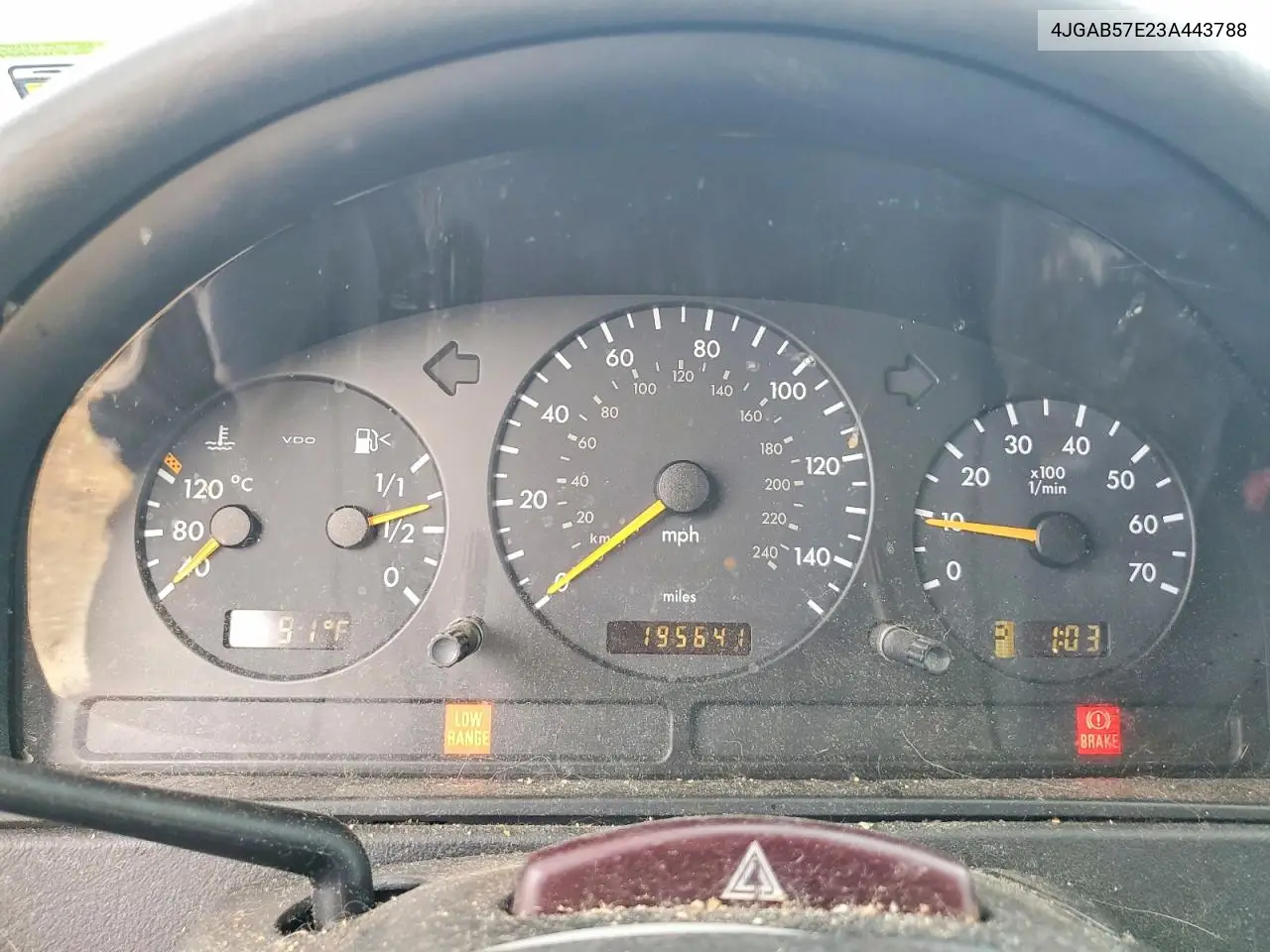 2003 Mercedes-Benz Ml 350 VIN: 4JGAB57E23A443788 Lot: 56392616