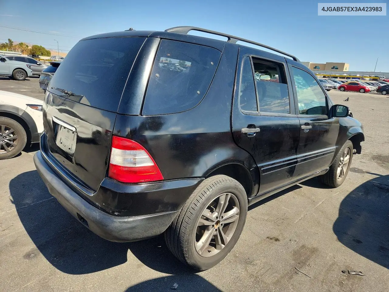 2003 Mercedes-Benz Ml 350 VIN: 4JGAB57EX3A423983 Lot: 58137836