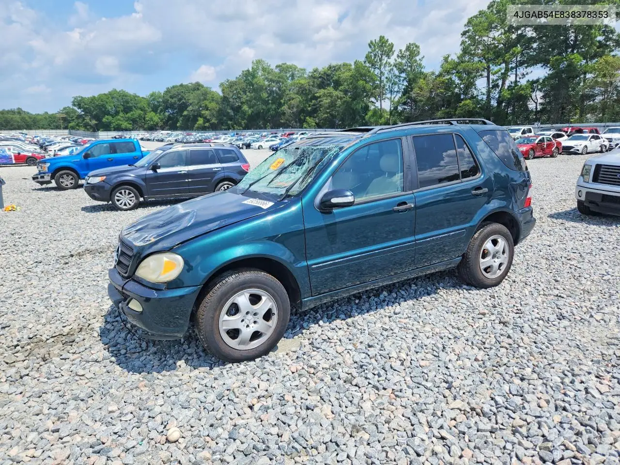 2003 Mercedes-Benz M-Class Ml320 VIN: 4JGAB54E838378353 Lot: 59258866