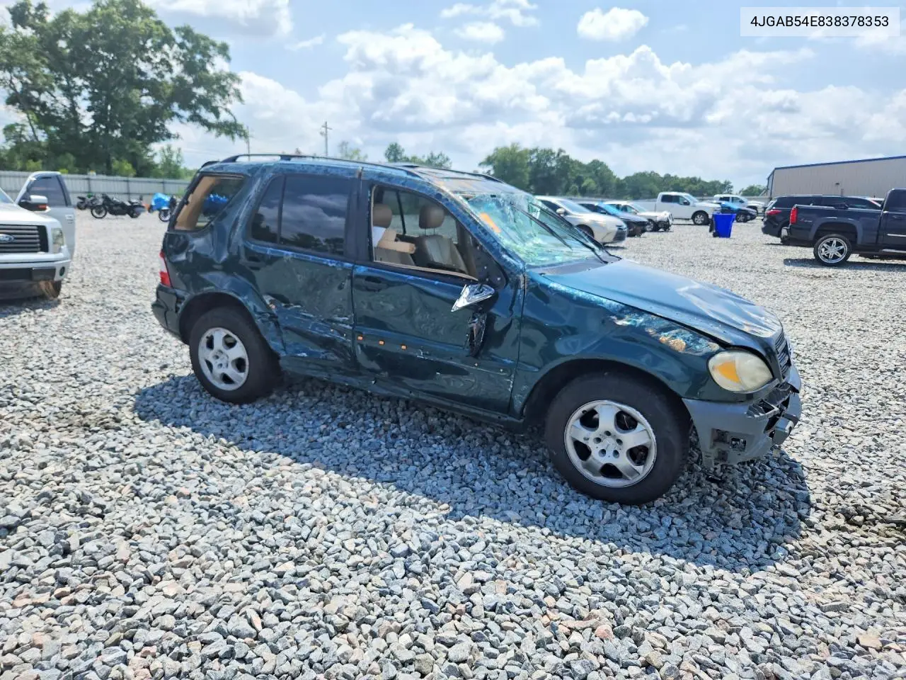 2003 Mercedes-Benz M-Class Ml320 VIN: 4JGAB54E838378353 Lot: 59258866