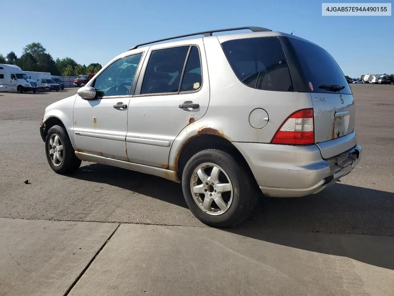 4JGAB57E94A490155 2004 Mercedes-Benz Ml 350