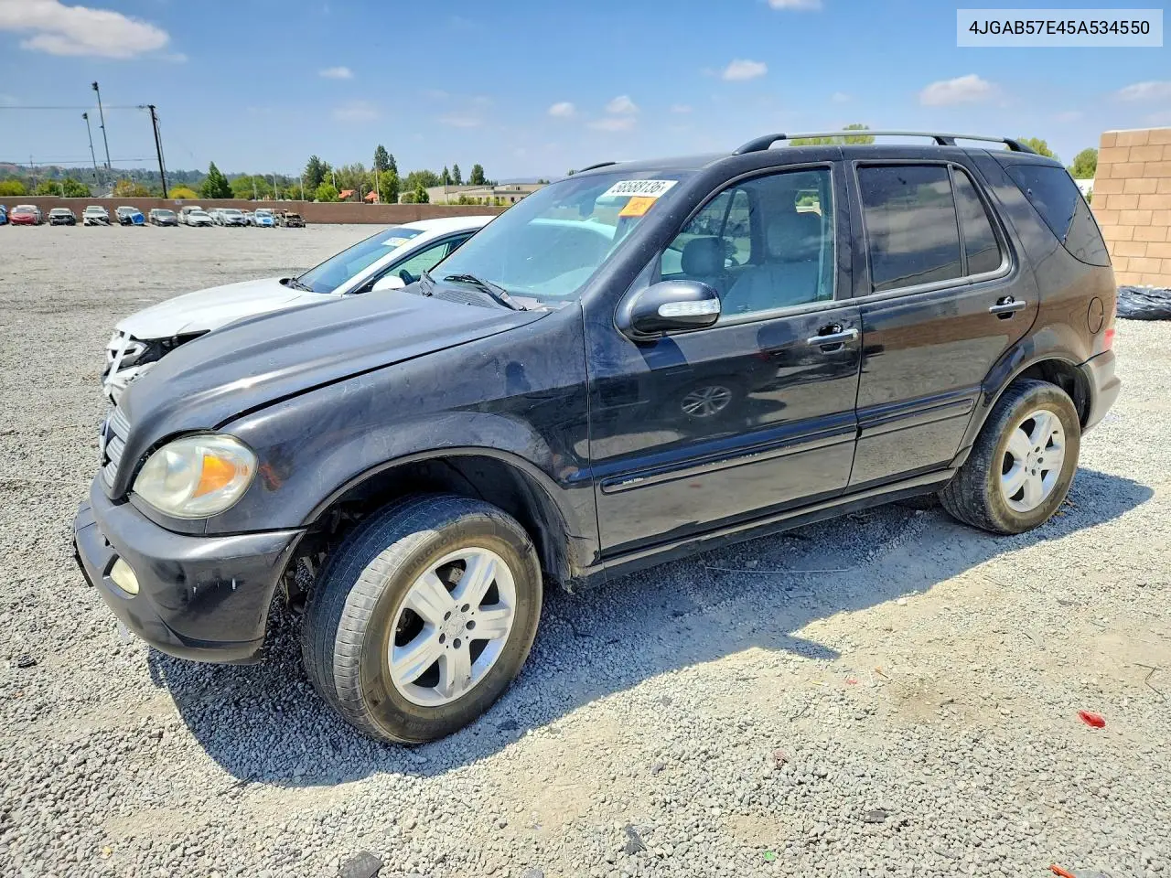 2005 Mercedes-Benz Ml 350 VIN: 4JGAB57E45A534550 Lot: 58588136