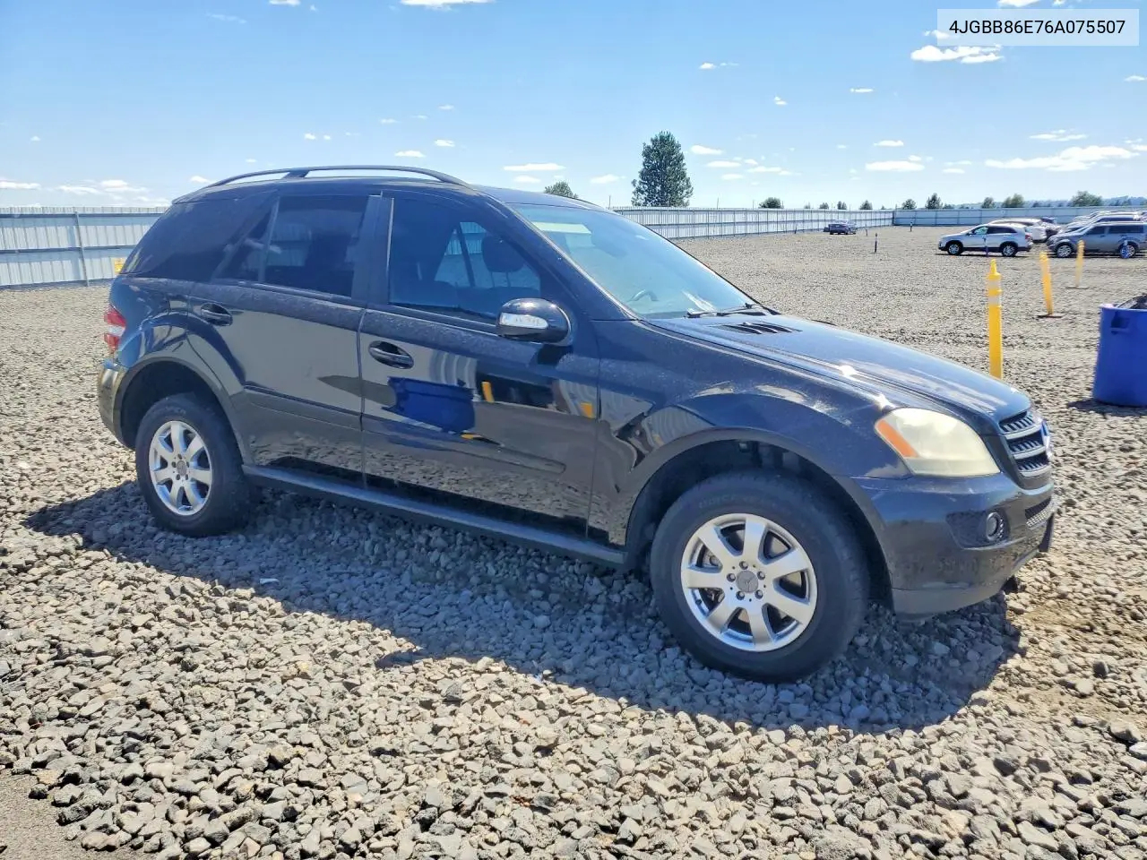 2006 Mercedes-Benz Ml 350 VIN: 4JGBB86E76A075507 Lot: 57959856