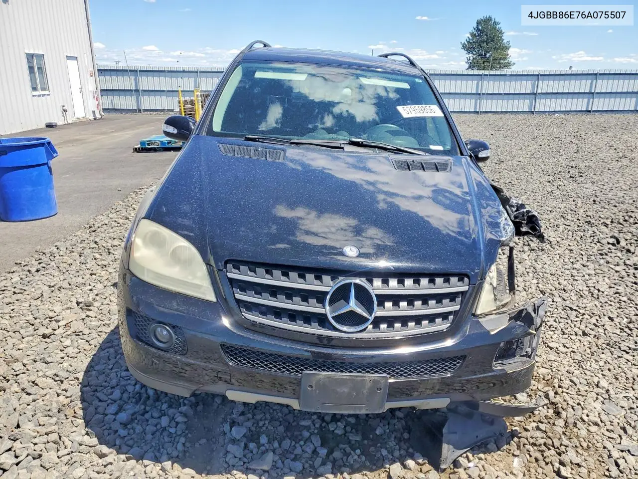 2006 Mercedes-Benz Ml 350 VIN: 4JGBB86E76A075507 Lot: 57959856
