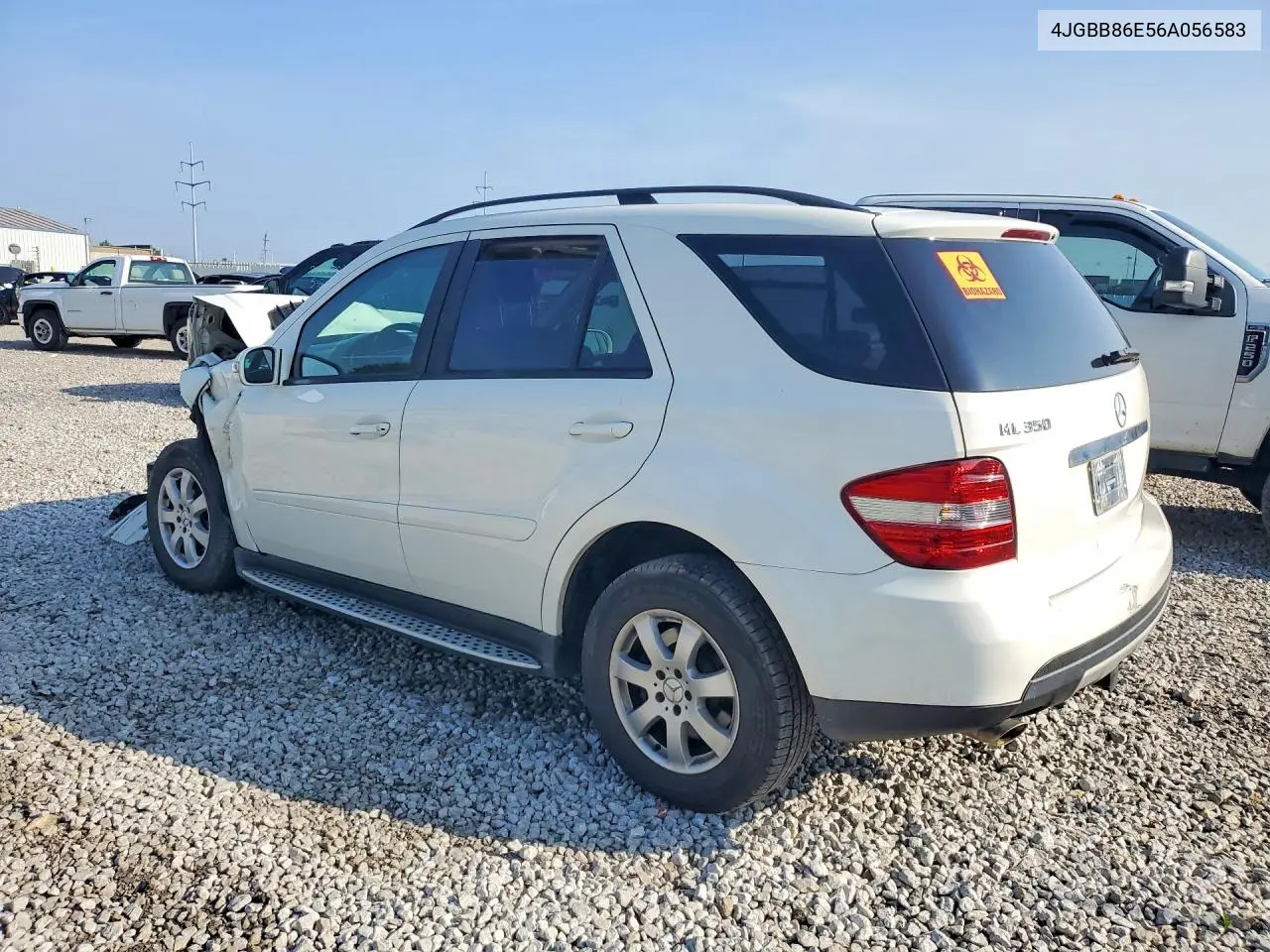 2006 Mercedes-Benz Ml 350 VIN: 4JGBB86E56A056583 Lot: 58058146