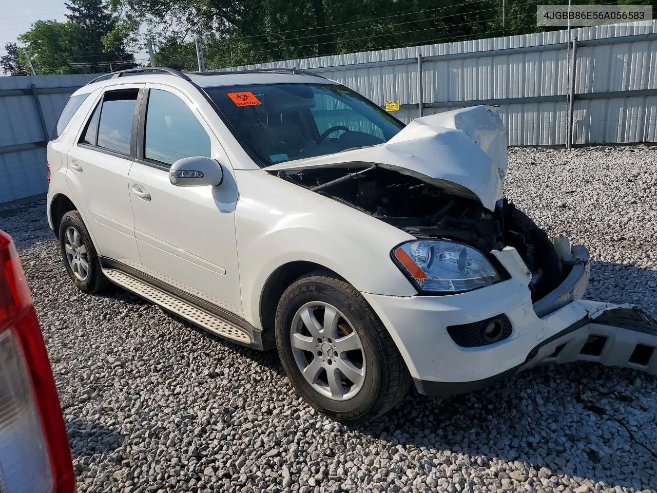 2006 Mercedes-Benz Ml 350 VIN: 4JGBB86E56A056583 Lot: 58058146