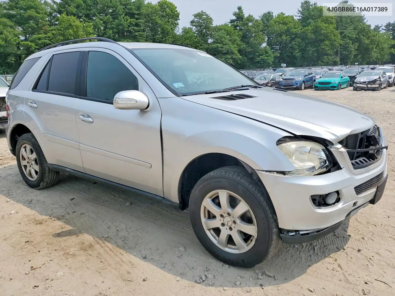 2006 Mercedes-Benz Ml 350 VIN: 4JGBB86E16A017389 Lot: 61004706