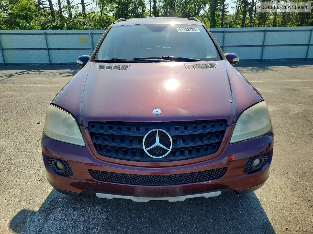 2006 Mercedes-Benz Ml 350 VIN: 4JGBB86E36A105084 Lot: 61192726