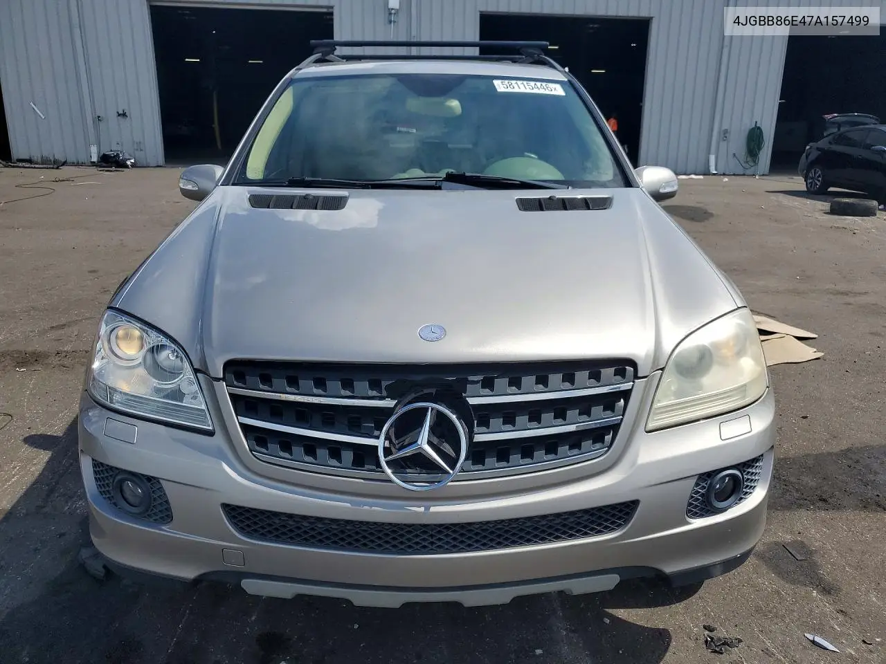 2007 Mercedes-Benz Ml 350 VIN: 4JGBB86E47A157499 Lot: 58115446