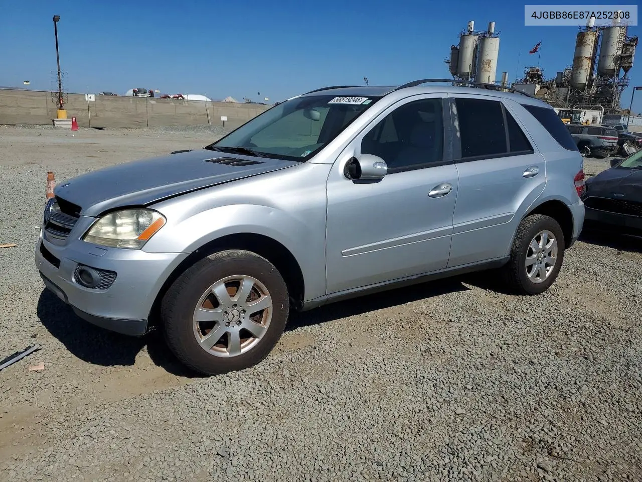 2007 Mercedes-Benz Ml 350 VIN: 4JGBB86E87A252308 Lot: 58519246