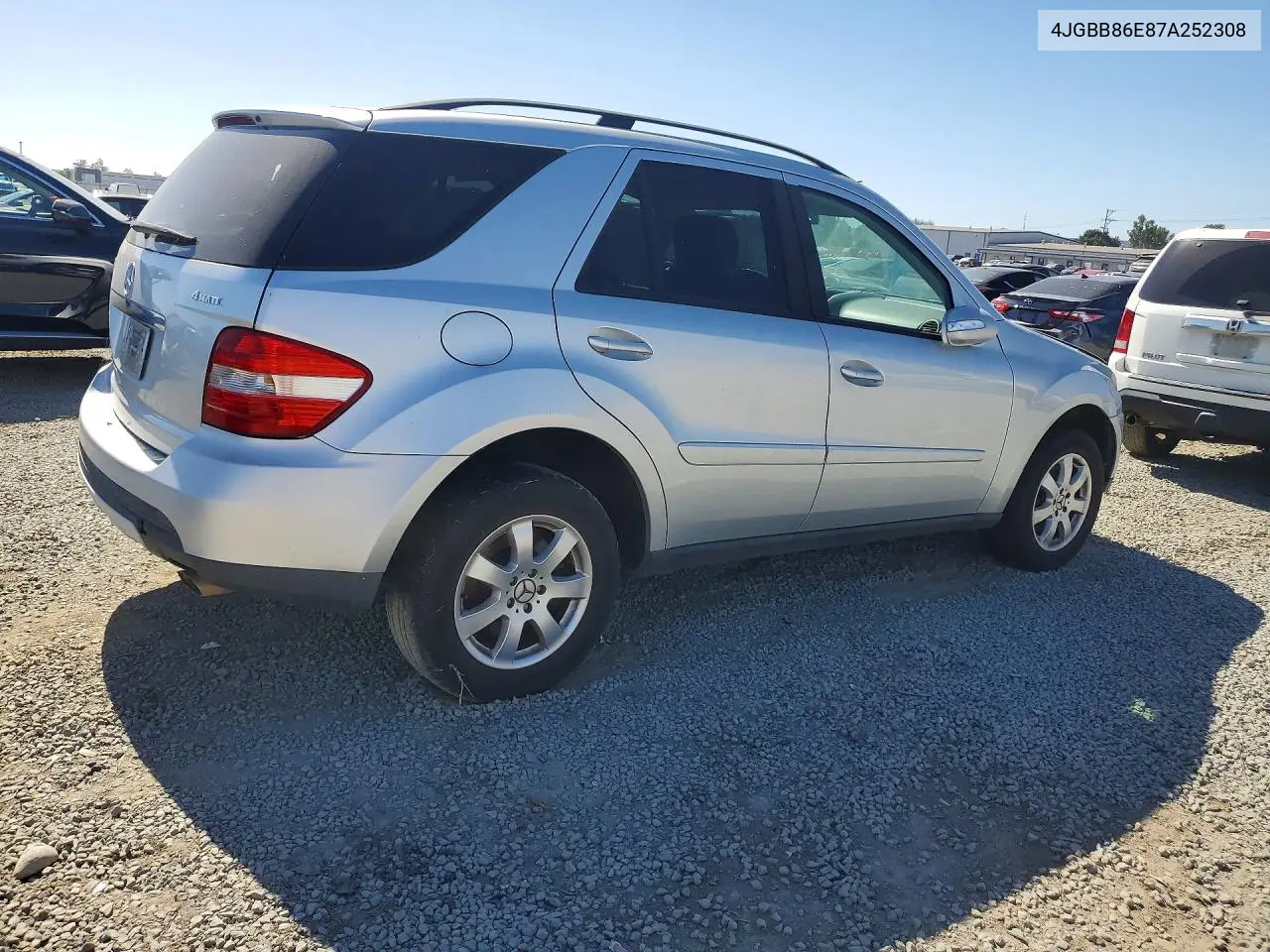 2007 Mercedes-Benz Ml 350 VIN: 4JGBB86E87A252308 Lot: 58519246
