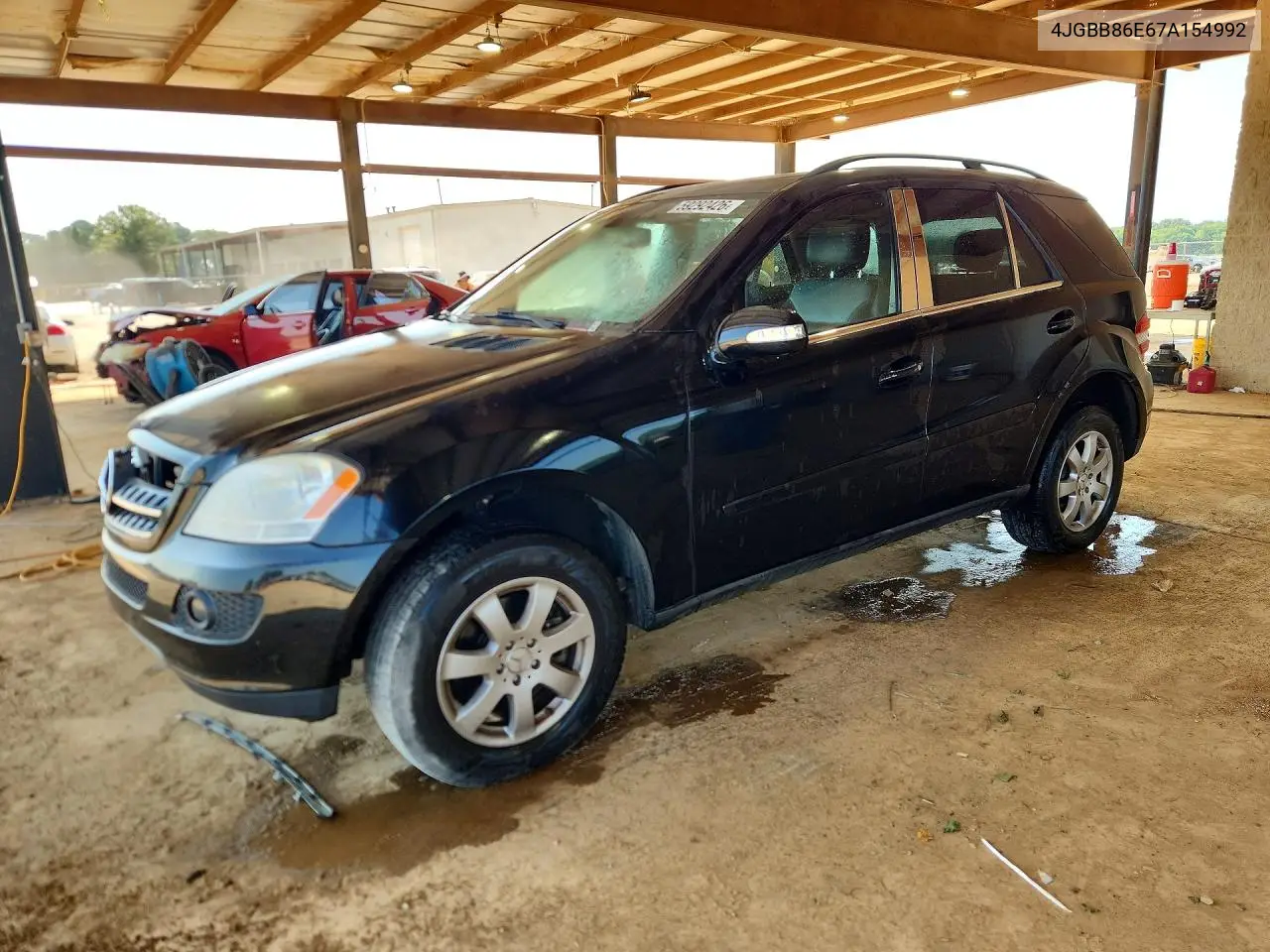 2007 Mercedes-Benz Ml 350 VIN: 4JGBB86E67A154992 Lot: 59292426
